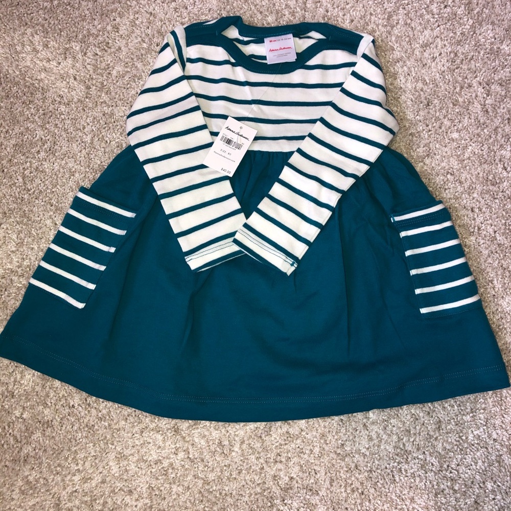 Hanna Andersson 2 piece Set Dress/Diaper cover